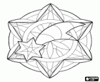 Mandala Noel Yıldızlı Bethlehem ile
