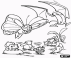 Pokemon Grubu, Bulbasaur, Butterfree, Golbat ve psyduck dahil