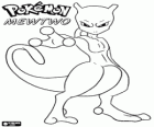 Mewtwo büyük iki ayaklı kedi gibi bir Pokémon olan