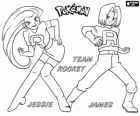 Ceza Team Rocket Jessie, James ve Meowth ve kurşun ile Giovanni oluşturduğu