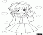 Sakura Kinomoto Cardcaptor Sakura in maceralarının kahraman olduğunu