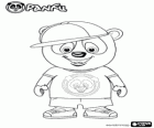 Hoş hip-hop Panfu panda