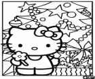 Hello Kitty Bir Mutlu Noeller ve mutlu tatiller dilek