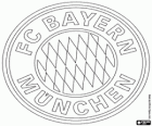 FC Bayern Münih, Alman futbol kulübü Logo. Fußball-Club Bayern München, Alman orijinal adı