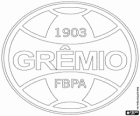 Porto Alegre, Brezilya futbol takımının Gremio olarak bilinen Grêmio Ayak-Ball Badge Porto Alegrense,