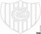 Buenos Aires, Arjantin CA Chacarita Juniors, spor kulübü ve futbol takımının Logo