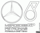 Mercedes GP  F1 Team Petronas Logo