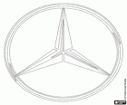 Mercedes logosu, Mercedes-Benz, Alman marka araçlar. Mercedes üç köşeli yıldız