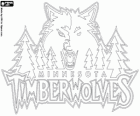 Minnesota Timberwolves logo, NBA takımı. Kuzeybatı Grubu, Batı Konferansı