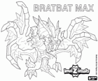 Bratbat Max. Invizimals. insan insanları korkutmak şaklaban vampirler