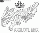 Axolotl Max. Invizimals Shadow Zone. En akıllı Invizimals biri Maya falcı oldu