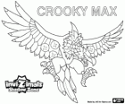 Crooky Max. Invizimals Shadow Zone. Kıvılcım hakkında çok deli, invizimal bencil, manipülatif ve açgözlü