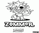 Zommer. Moshi Monsters. Küçük Frankenstein