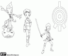 Odd ve Ulrich yardım Aelita Code Lyoko sanal gerçeklik