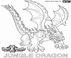 Jungle Dragon. Invizimals Shadow Zone. Orman Dragons güçlü bir silah, düşmana karşı tükürür bir asit