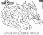 Sandflame Max. Invizimals Shadow Zone. Bu Invizimals yüzyıllardır firavunların mezarları koruma var