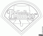 Philadelphia Phillies logosu, Major League Baseball takımı, Doğu Division National League. Philadelphia, Pennsylvania