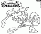 Skylander Chop Chop, kılıç ve kalkanı ile sert bir savaşçı. Skylanders Ölü Yaşatmak