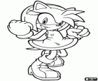 Amy Rose, Sonic kız iddia kirpi kadın