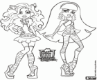 Clawdeen ve Cleo vardır arkadaşlar ve rakipleri Monster High