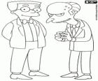 Charles Montgomery Burns ve Waylon Smithers, Springfield Nükleer Santrali ve asistanı sahibi