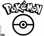 Pokemon logosu ve bir Poké topu