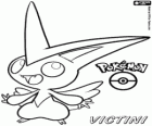 Victini, onun antrenörü zafer çeken efsanevi Pokemon