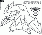 Excadrill, Doryuuzu Japonca. Yeraltı Pokémon gelişti Drillbur