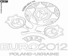 Logo 2012 Avrupa Futbol Şampiyonası. Polonya ve Ukrayna uefa euro 2012