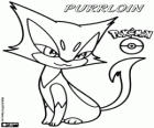 Purrloin, Choroneko Japonca Liepard geliştikçe kedi Pokémon