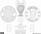Bayern Münih Rakip Chelsea FC. Finali UEFA Şampiyonlar Ligi 2011-2012. Allianz Arena, Münih, Almanya