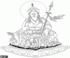 Buda Padmasambhava, Tibet Budizmi Nyingma Okulu kurucusu. Guru Rinpoche
