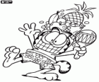 Garfield tropik tatil keyfi