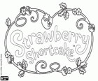 Strawberry Shortcake logosu. Çilek Kız