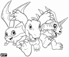 Digimon: Patamon, Agumon ve Gabumon