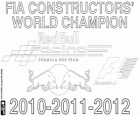 Red Bull Racing üç kez FIA Markalar Dünya Şampiyonu 2010, 2011 ve 2012