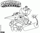 Skylander Boomer, dinamit ile troll. Teknik Skylanders