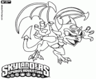 Skylander Cynder, uğursuz yetenekleri olan bir dişi ejderha. Skylanders Ölü Yaşatmak