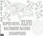 Super Bowl 2013 Şampiyonlar Baltimore Ravens