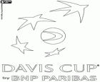Davis Kupası logosu ile sponsor BNP Paribas