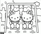 Hello Kitty ve Mimmy salıncak Oyun alanı