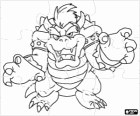 Yapboz Bowser veya King Koopa, Mario Oyundaki başlıca düşmanı