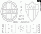 Olimpia Asuncion vs Atlético Mineiro. Copa Libertadores Final 2013