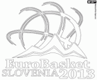 Logo Eurobasket 2013 Slovenya. Basketbol Avrupa Şampiyonası 2013. FIBA Avrupa
