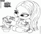 Venüs McFlytrap, bitki canavar kızı. Monster High Baby