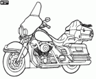 Harley-Davidson Ultra klasik Electra Glide, lüks bir motosiklet