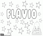Flavio, Latin kökenli isim. Anlamını sarışın