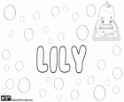 Lily, İngilizce kökenli isim Zambak çiçeği adından türetilmiş