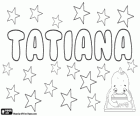 Tatiana, Slav adı Latince kökenli Tatianus, Tatius türetilmiş