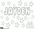 Jayden, İngilizce kökenli isim. Jay ve Hayden adlarının birleşimi ile oluşturulan